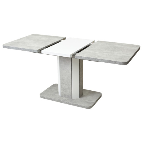Стол STORK Бетон/ Белый 120 М-City