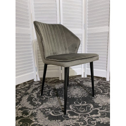 Стул SEATTLE-V ГРАФИТ #14, велюр / черный каркас М-City