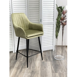 Полубарный стул Роден Blitz 17 Лайм, велюр (H=65cm) M-City