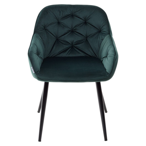 Стул BREEZE BLUVEL-78 GREEN/ черный каркас, велюр М-City