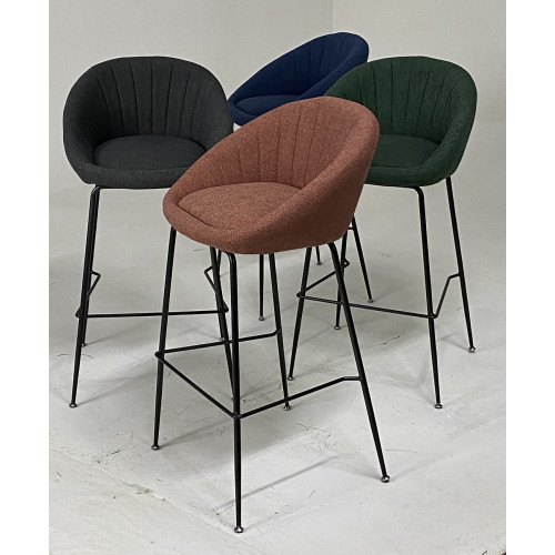 Барный стул AMEKA 9105-24 темно серый