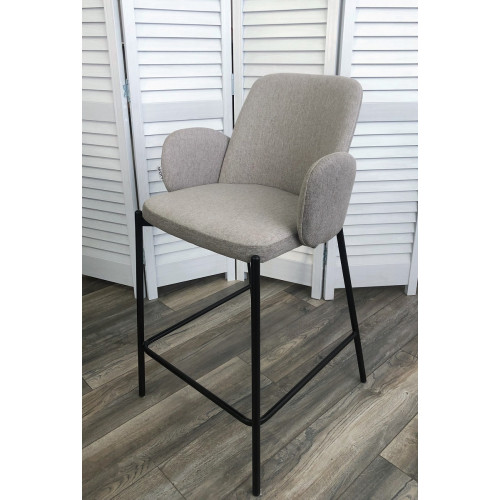 Полубарный стул NYX (H=65cm) VF119 светло-серый / VF120 серый М-City
