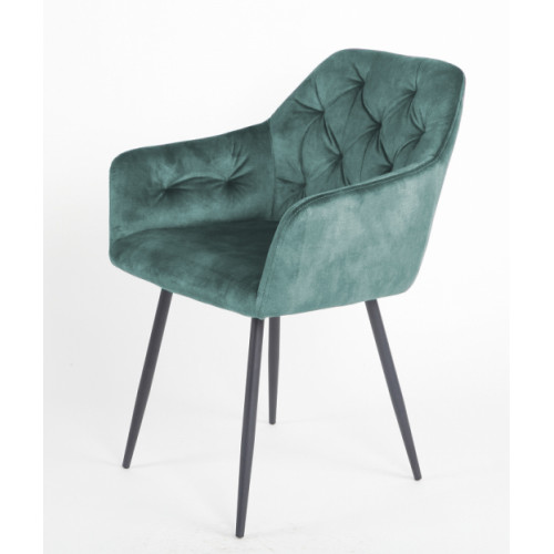 Стул PERU PK6015-15 GREY GREEN античный серо-зеленый, велюр M-City