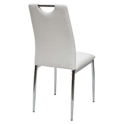 Стул COMFORT 999 PU#601B-10 белый, экокожа М-City