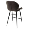 Полубарный стул MARCEL COWBOY-#104 темно-серый (H=65cm), ткань микрофибра М-City