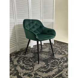 Стул BREEZE BLUVEL-78 GREEN/ черный каркас, велюр М-City