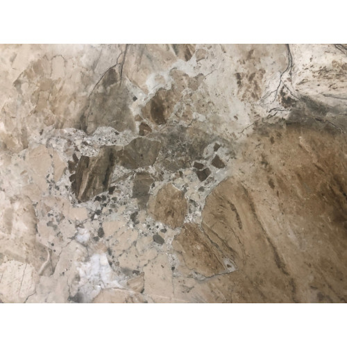 Стол CORNER 120 GLOSS ATHENS BROWN SINTERED STONE / BLACK М-City