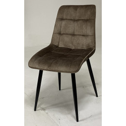 Стул CHIC PK6015-08 (VBP208) античный серо-бежевый, велюр М-City