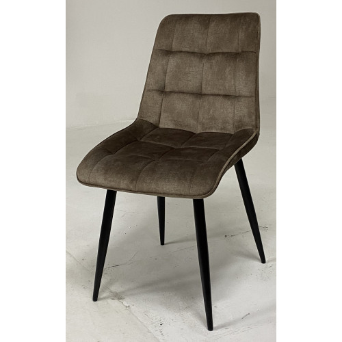 Стул CHIC PK6015-08 (VBP208) античный серо-бежевый, велюр М-City
