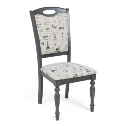 Стул LT C17443 DARK GREY #G521/ FABRIC FB62 PARIS М-City