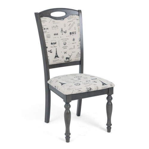 Стул LT C17443 DARK GREY #G521/ FABRIC FB62 PARIS М-City
