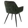 Стул MALTA 912-04 серо-зеленый, велюр/черный каркас M-City