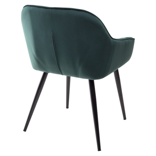 Стул BREEZE BLUVEL-78 GREEN/ черный каркас, велюр М-City