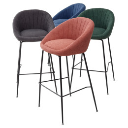 Барный стул AMEKA 9105-24 темно серый