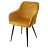 Стул BRANDY BLUVEL-68 желтый/ черный каркас, М-City