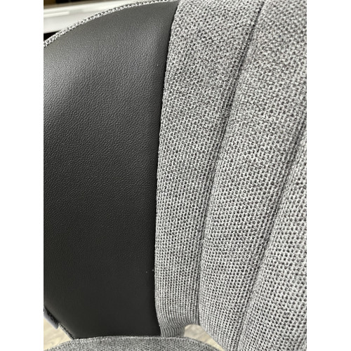 Стул HERMES WZ2042-22 серый камень, фактурный велюр/ HK017-11 графит, М-City