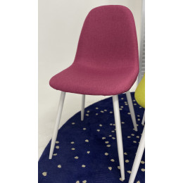 Стул CASSIOPEIA G064-23 фуксия, ткань/ белый каркас М-City