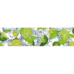 Фартук ХДФ c  печатью Лайм