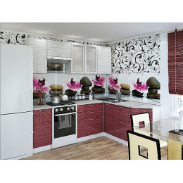 Фартук ХДФ c  печатью Орхидея