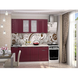 Фартук ХДФ c  печатью Узоры