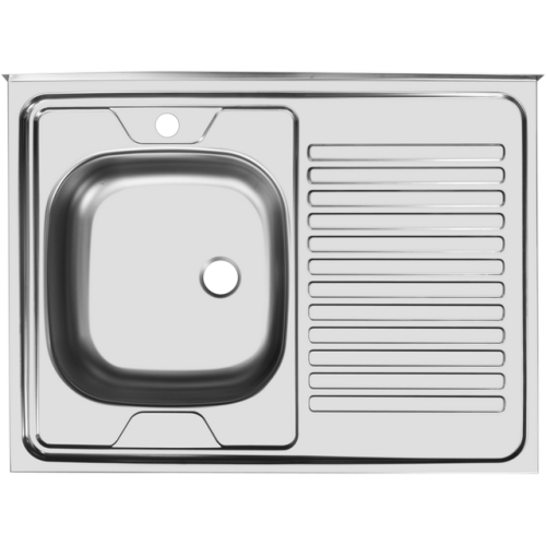 Мойка накладная  800*600  с лева чаша