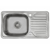 Мойка врезная 764218/0,8 1Ч1К (левая)