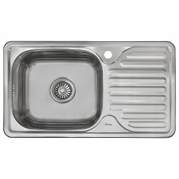 Мойка врезная 764218/0,8 1Ч1К (левая)