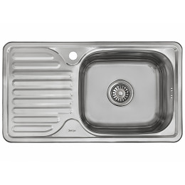 Мойка врезная 764218/0,8 1Ч1К (правая)