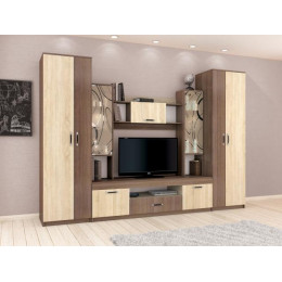 Гостиная «Оскар-16» (Ясень шимо / Дуб сонома)