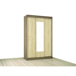 Шкаф-купе «Уют 1400» (Ясень шимо / Дуб сонома)