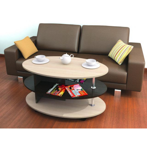 Стол журнальный «Консул-4» (Венге / Дуб молочный)