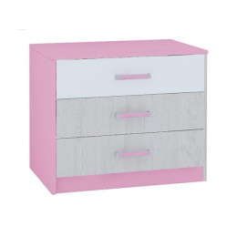 Комод "Агнешка м5" пикар/розовый