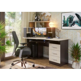 Стол компьютерный «Стол №1» Венге/Белфорт