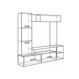 Тумба ТВ «Глория»