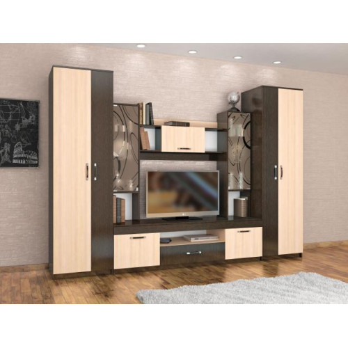 Гостиная «Оскар-16» (Ясень шимо / Дуб сонома)