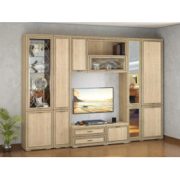 Гостиная «Ливорно» (Комплектация 7) Дуб Сонома