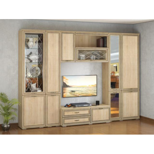 Гостиная «Ливорно» (Комплектация 7) Дуб Сонома