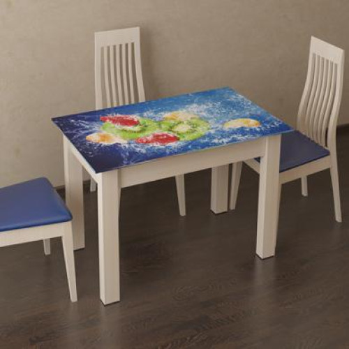 Стол обеденный «Ланч» фотопечать фрукты