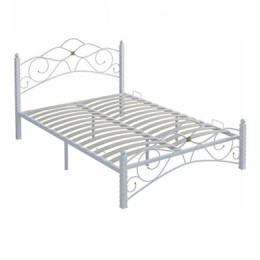 Кровать "Гарда-3" 1800 мм, белая, с ортопедическим основанием