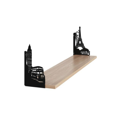 Полка фигурная «Город»