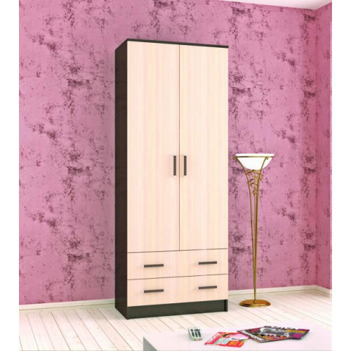 Шкаф комбинированный «Лагуна-08» (Венге / Дуб молочный)