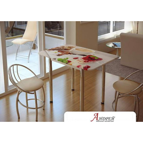 Стол обеденный с принтом BTS (Цитрус)