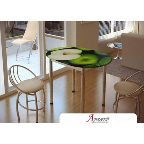 Стол обеденный с принтом BTS (Цитрус)