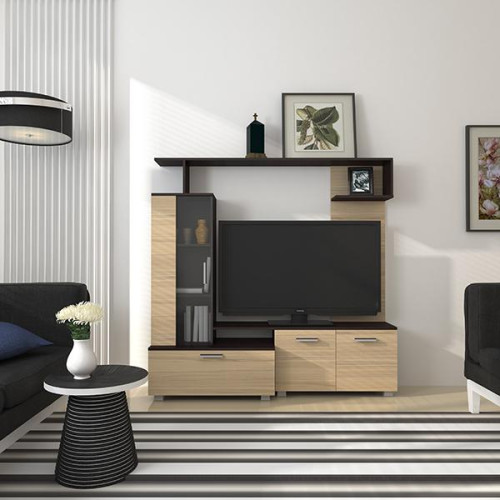 Министенка «Домино» - Венге/Туя светлая