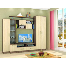 Гостиная «Оскар-5» (Ясень шимо / Дуб сонома)