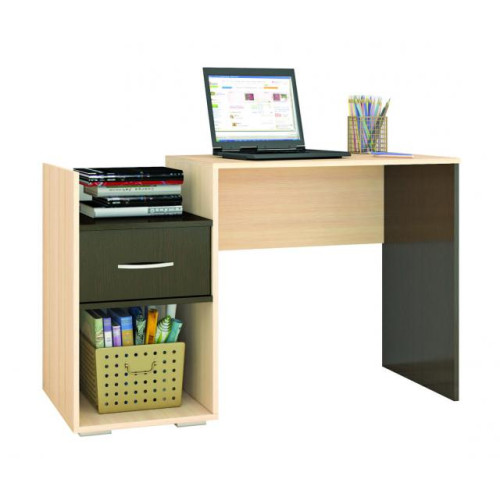 Стол компьютерный «Квартет-1» (Венге / Дуб молочный)