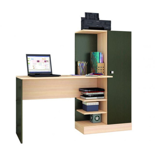 Стол компьютерный «Квартет-6» (Венге / Дуб молочный)