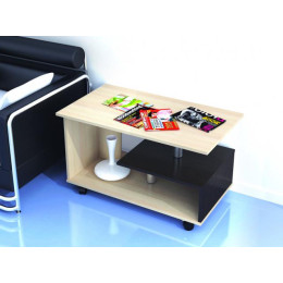 Стол журнальный «Консул-5» (Дуб молочный / Венге)