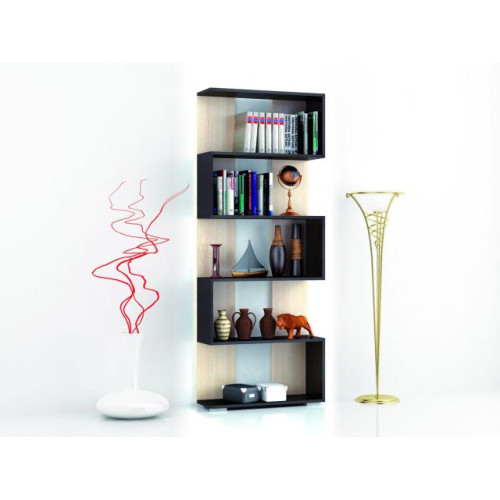 Стеллаж «Ромео-1» (Венге / Дуб молочный)