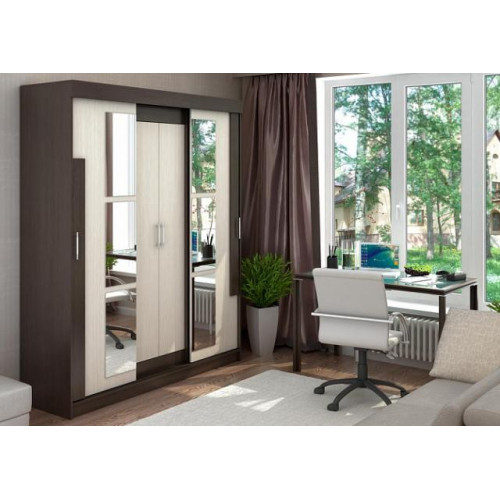 Шкаф-купе «Франк» (Венге/Дуб белфорд)